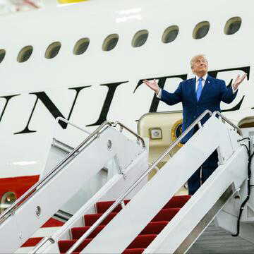 Trump unveils luxury Boeing 747 gifted by Qatar as temporary Air Force One