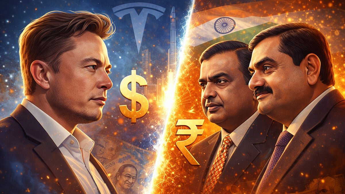 Elon Musk leads billionaire rankings as Ambani, Adani trail behind