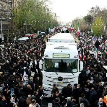 Iran holds mass funeral in Tehran for security personnel killed in nationwide protests