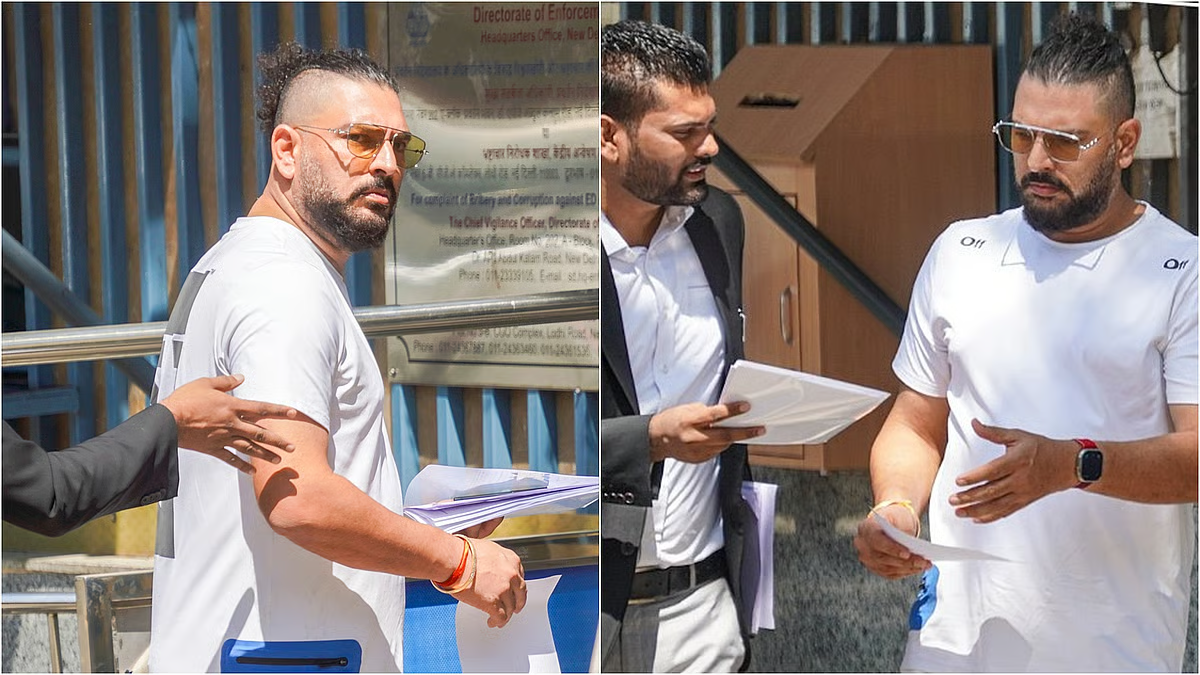 Yuvraj Singh faces nearly 7-hour interrogation at ED office for promoting online betting app