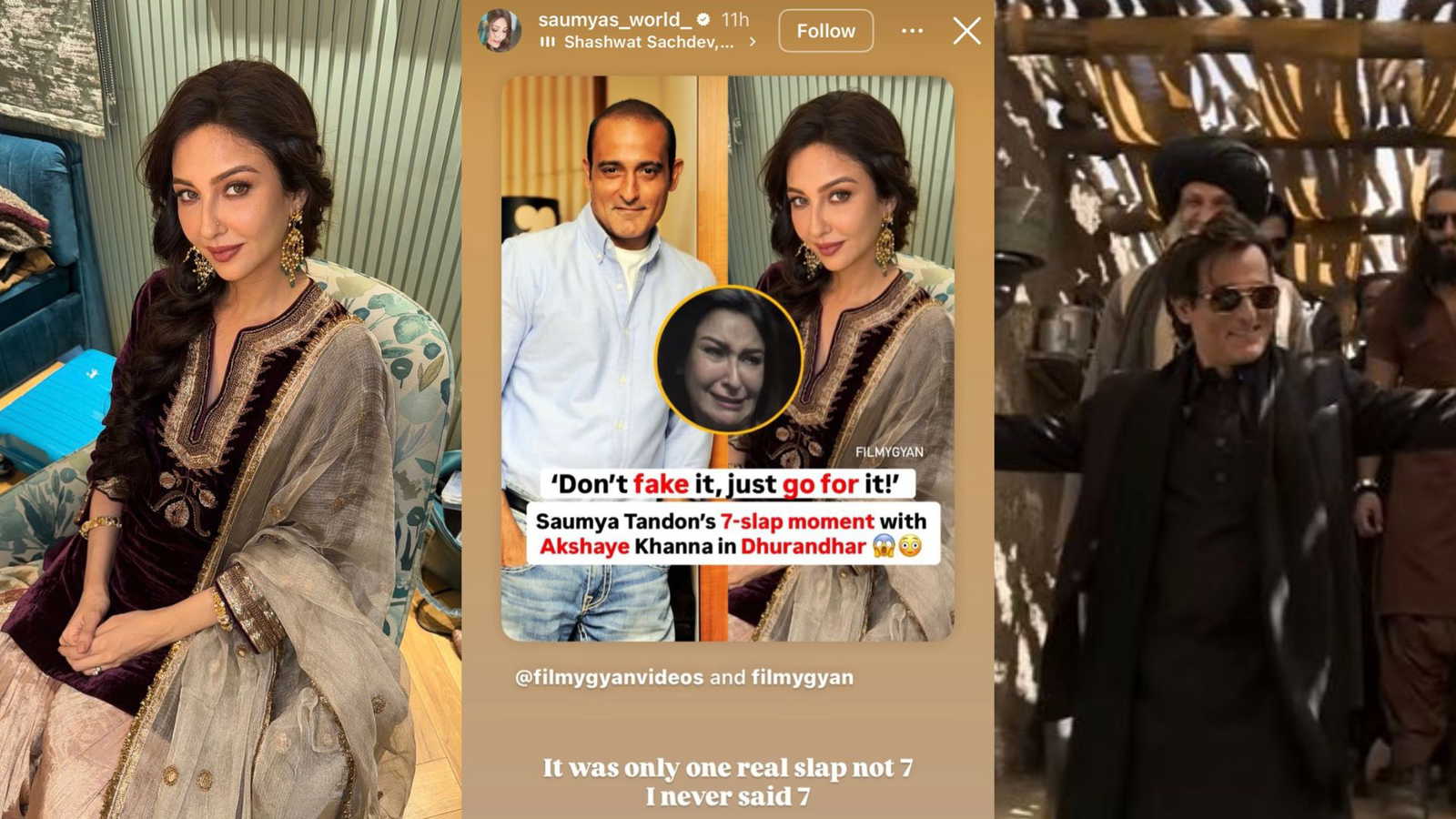 'It was only one real slap, not seven': Saumya Tandon clears air on viral Dhurandhar scene