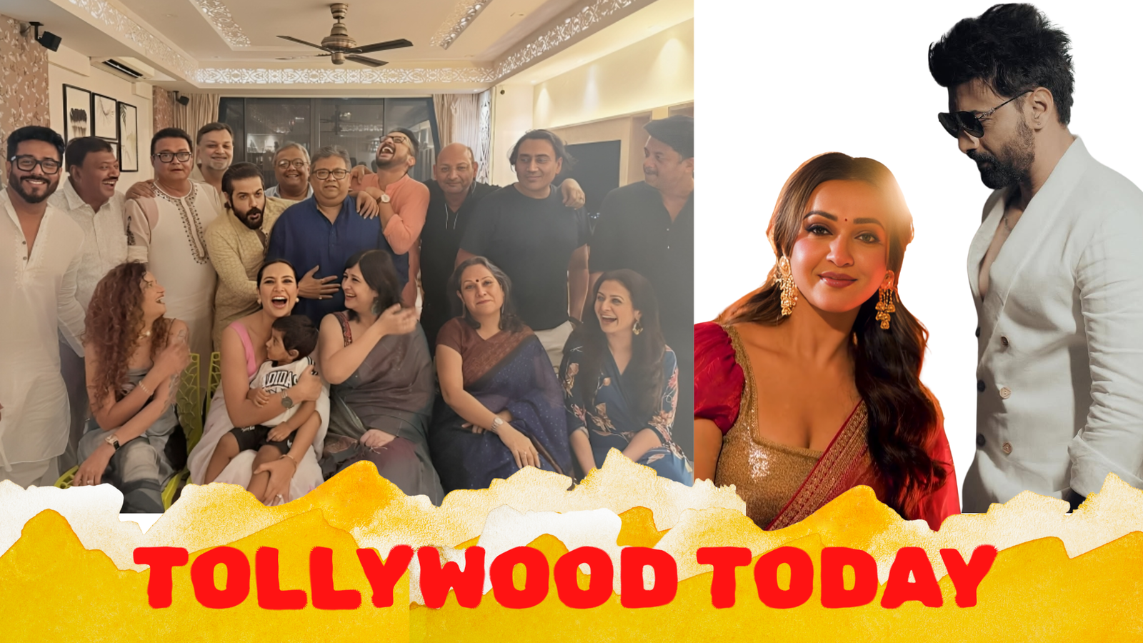 Tollywood Today: Bijoya adda, festive glam and frames full of feelings