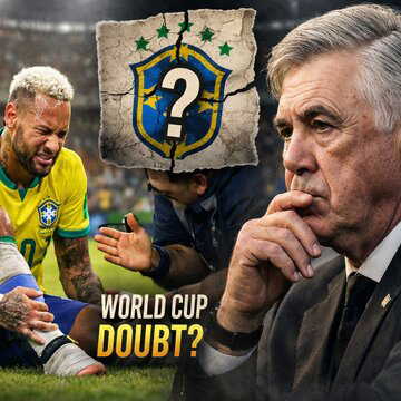 Neymar’s World Cup spot in doubt as Ancelotti weighs tough call