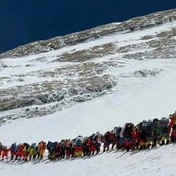 Mount Everest sees record-breaking 274 climbers reach summit in a single day