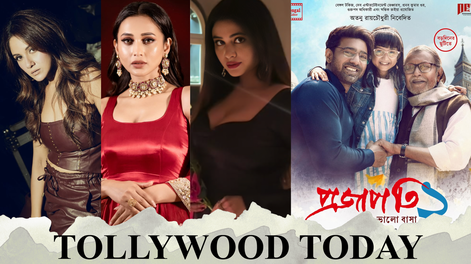 Tollywood today: Dev drops Projapati 2 poster, Ritabhari’s gothic glam and more