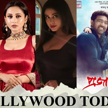 Tollywood today: Dev drops Projapati 2 poster, Ritabhari’s gothic glam and more