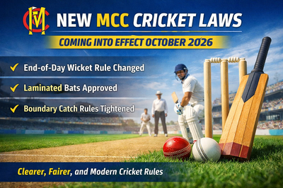 New MCC laws of cricket: what changes from October 2026?
