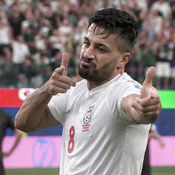 Mohammad Mohebi's gun-firing celebration sparks World Cup controversy
