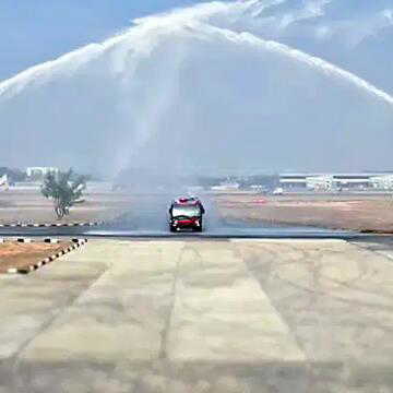 Ever spotted fire trucks spraying planes? Here’s what’s really going on