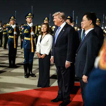 'Beijing welcomes US': Xi Jinping tells US CEOs China’s doors will open wider as Trump arrives with business giants
