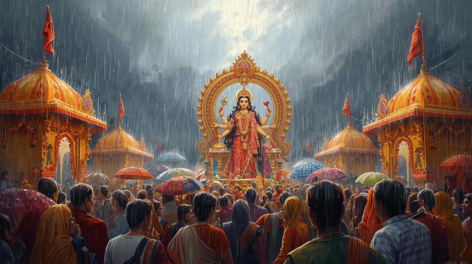 Shish Mahal, Tirupati Temple theme in Barrackpore set to captivate pandal-hoppers