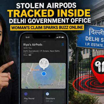 Woman claims stolen AirPods traced to Delhi government office, seeks help online