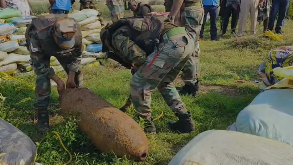 World War II bomb found in riverbank, defused by detonation in Bolpur