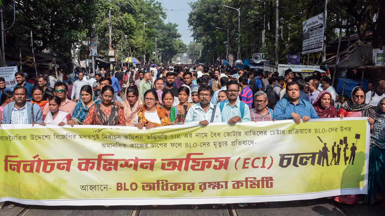 ECI flags ‘serious security breach’ after overnight BLO protest at Kolkata CEO office, seeks action report