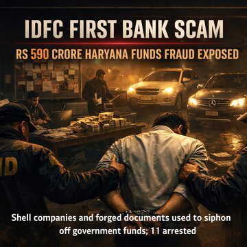 How did the IDFC First Bank Scam take place? Huge breakthrough in the ₹590-Crore Scam