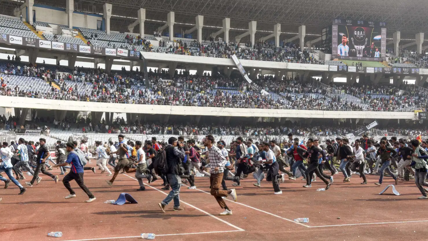 Vandalism and damage to public property, what legal actions can follow Messi Kolkata tour chaos?