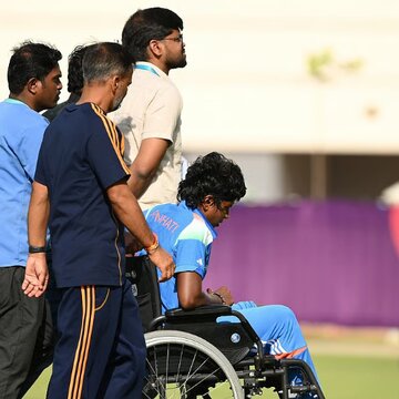 Serious injury attained during practice game, THIS star Indian bowler was seen leaving field in wheelchair