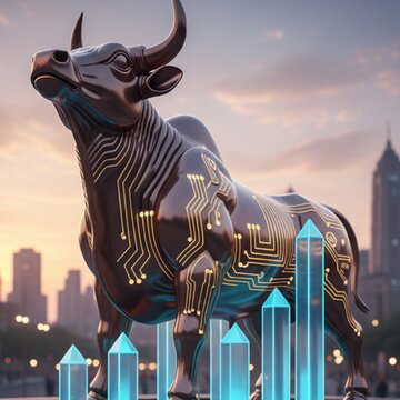 Sensex rises 447 points as RBI’s surprise rate cut sparks rally in rate-sensitive stocks