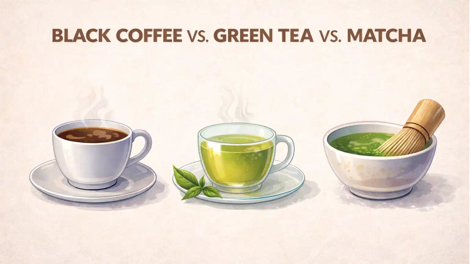 Black coffee, green tea or matcha: Which drink is healthiest for your gut?