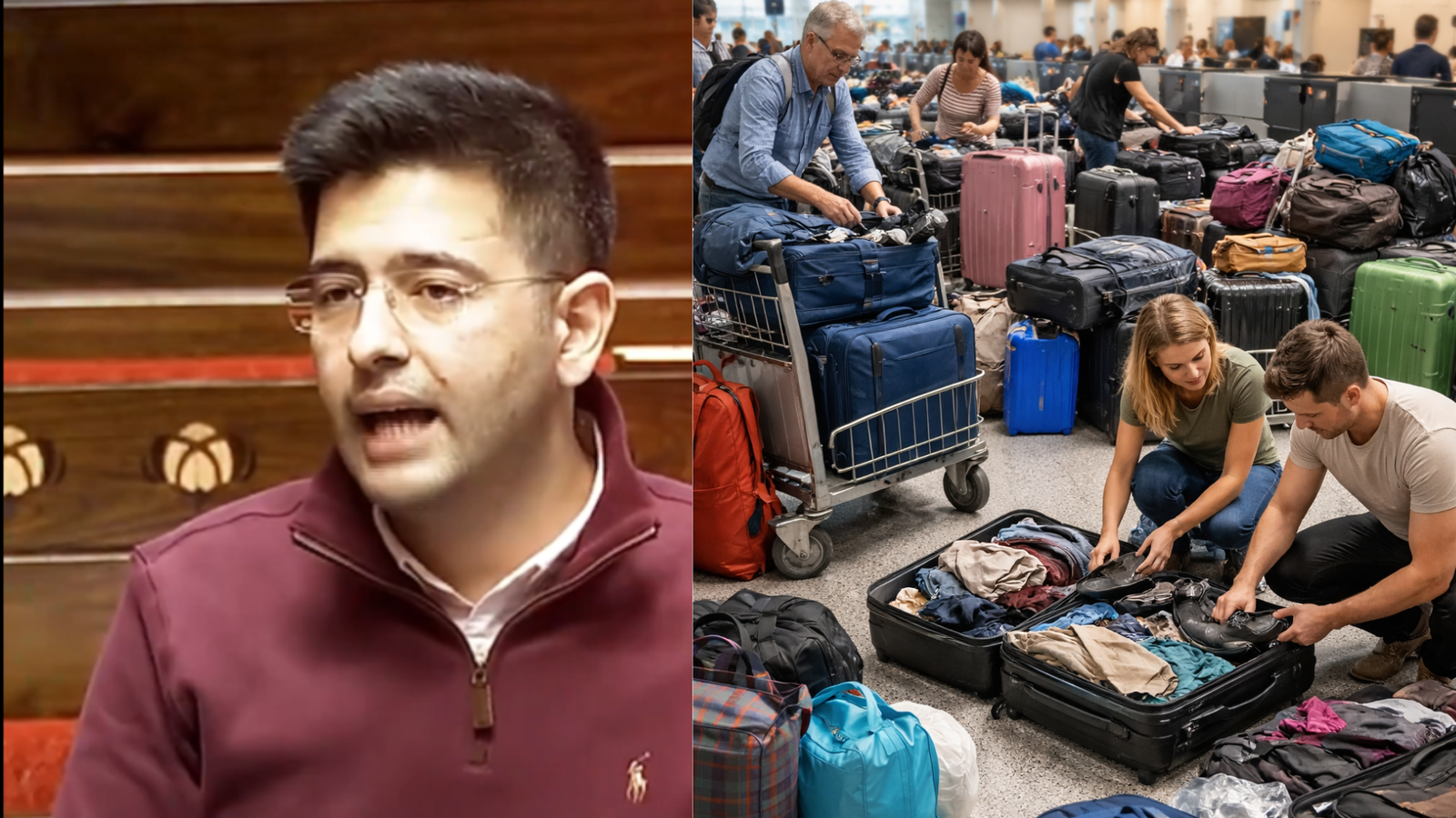 'Thousands for 1 kg, nothing for delays': Raghav Chadha raises airline accountability issue in Parliament