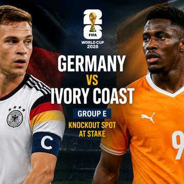 Germany, Ivory Coast battle for World Cup knockout berth in crucial Group E clash