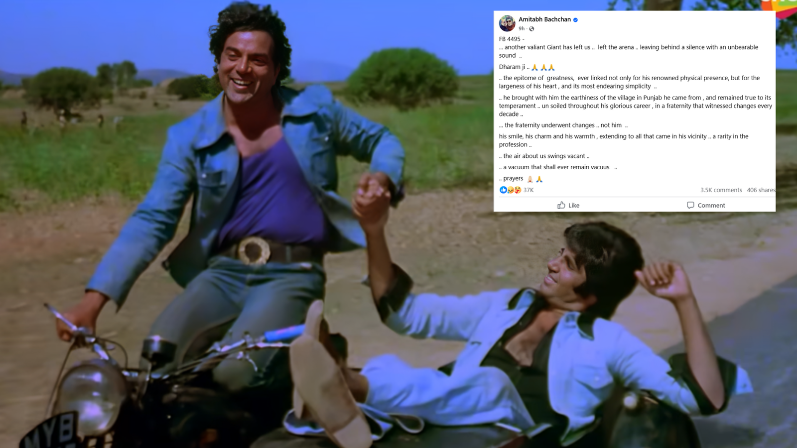 Big B's emotional post on social media moves netizens, here's what he said