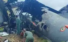IAF AN-32 aircraft crashes at Assam's Jorhat airbase, pilot feared killed