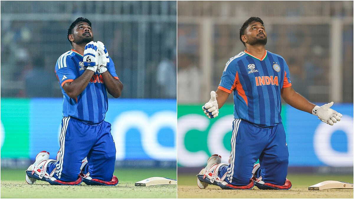 Thanking God or personal reasons? What does Sanju Samson’s special celebration mean? Star opener opens up