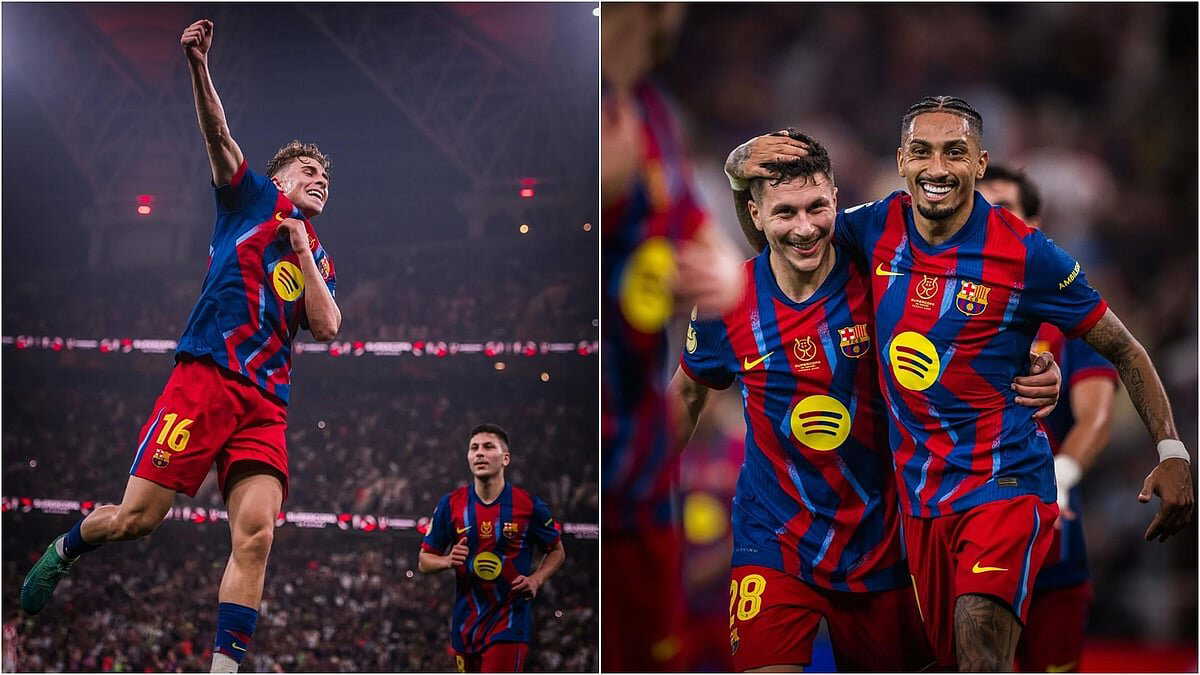 Raphinha brace powers Barcelona past Athletic Bilbao in Super Cup semi-final
