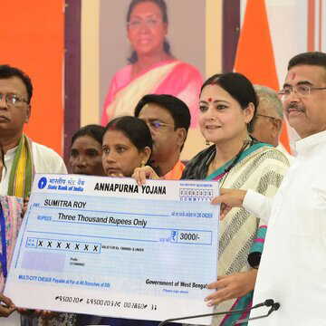 Bengal rolls out Annapurna Yojana; 28 lakh beneficiaries to receive ₹3,000