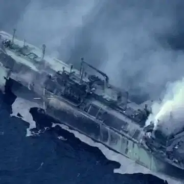 Russian LNG tanker sinks after explosion in Mediterranean, all crew rescued, probe underway
