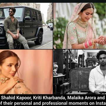 Bollywood today: Shahid Kapoor’s Farzi 2 update, Kriti Kharbanda’s romantic anniversary post, Malaika Arora's stunning saree look and more