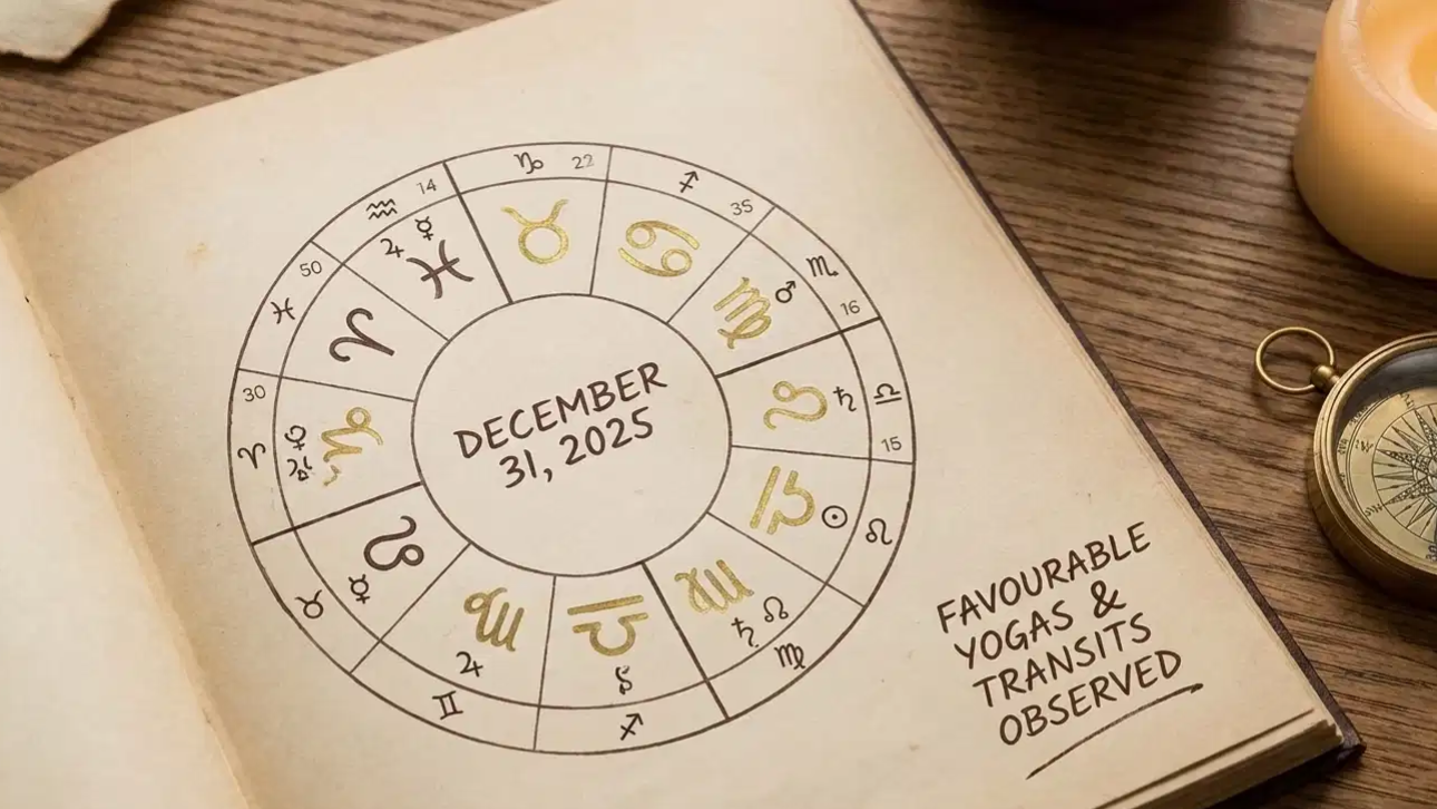 December 31 Horoscope: THESE zodiac signs will end 2025 on a lucky note