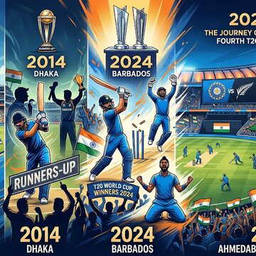 From Johannesburg to Ahmedabad: India’s T20 World Cup final history