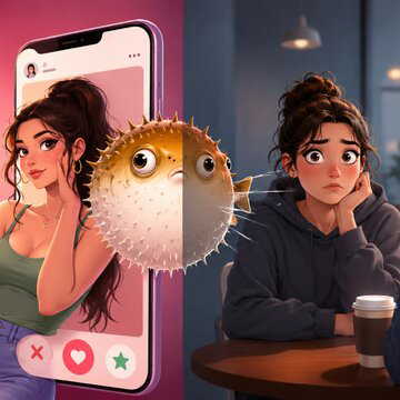 What is puffer-fishing? The red flag trend taking over dating apps