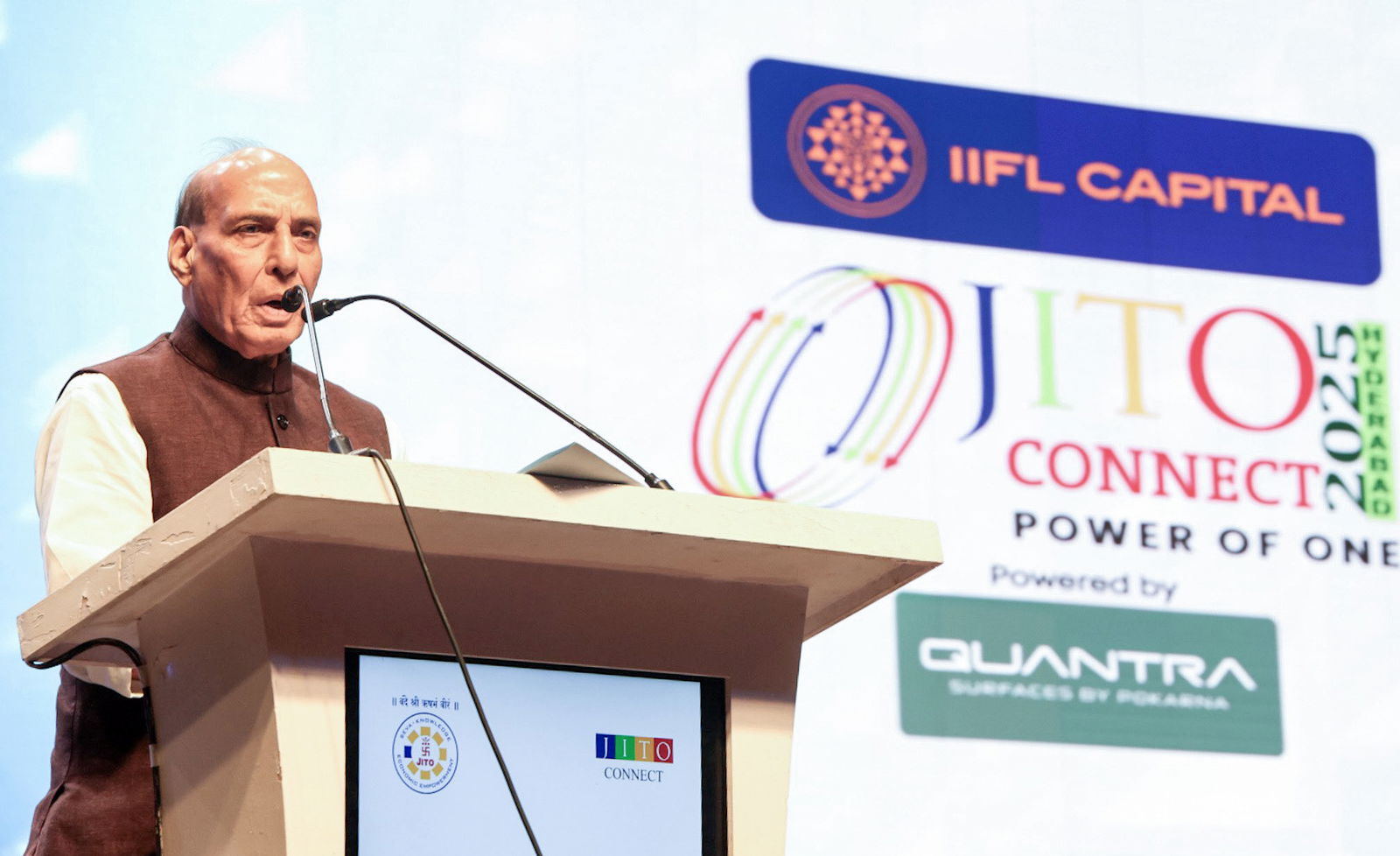 Rajnath Singh visits BAPS Swaminarayan Mandir in Sydney, addresses Indian diaspora