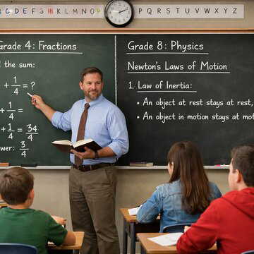 SIR forces teacher to handle five classes at once, raising concerns over education standards