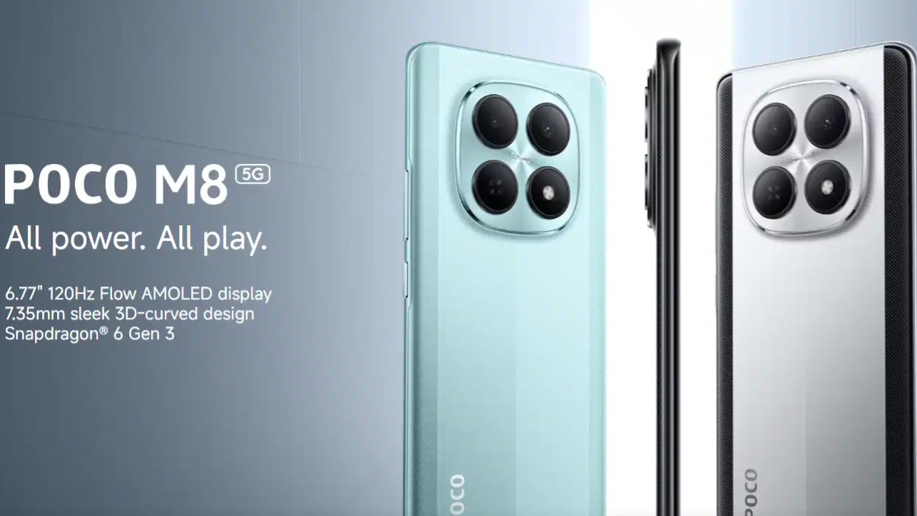 POCO M8 5G launched in India: Price, specifications and sale details