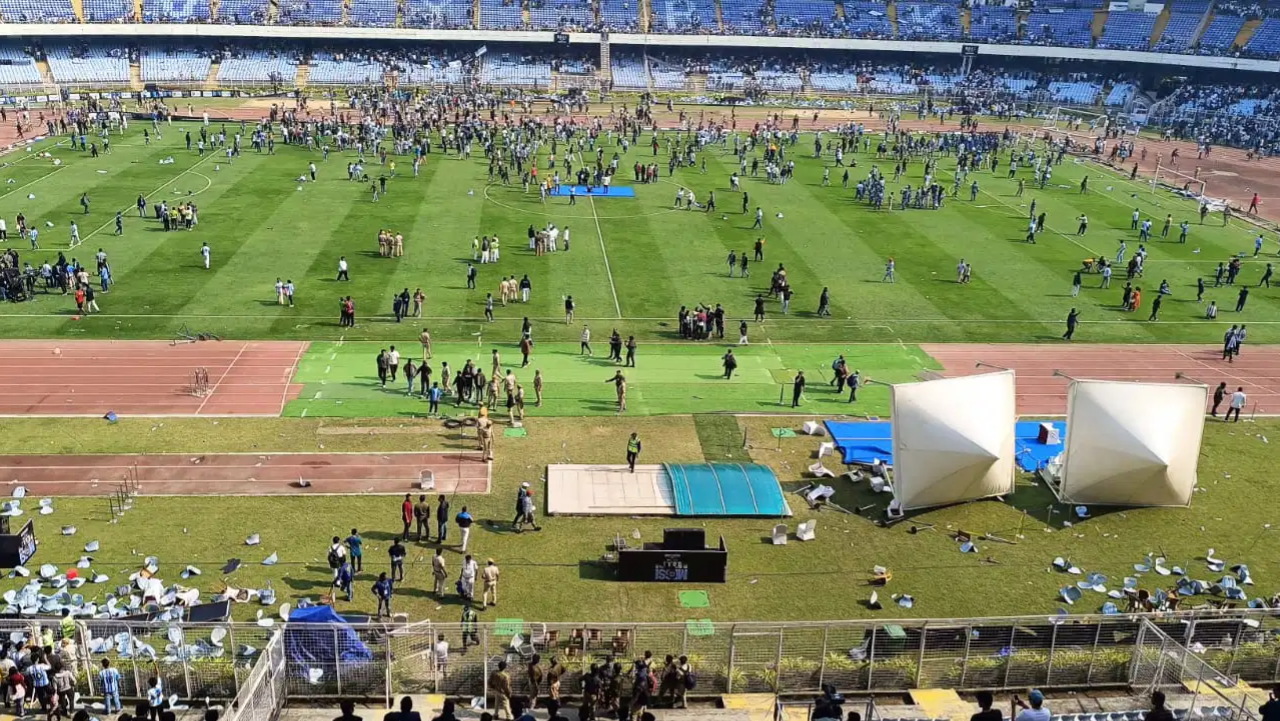 'A Satadru Dutta initiative' turns into a joke, as fans rage and vandalise Messi's event in Kolkata; major security lapse under scrutiny