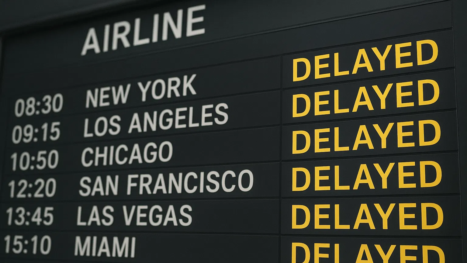 US government shutdown prevents triggers airport delays