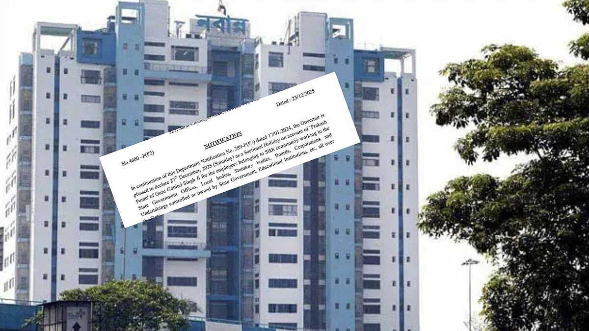 State announces sectional holiday on Guru Gobind Singh Prakash Purab