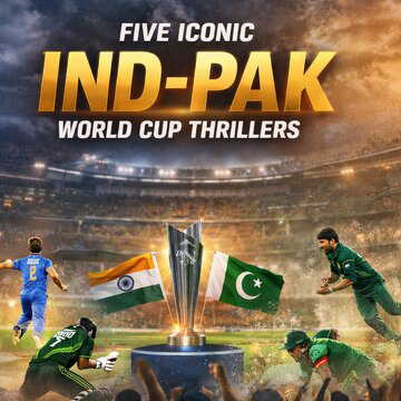 From Durban to New York: What are the top five unforgettable moments in India vs Pakistan World Cup history?