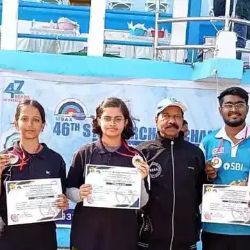 Birbhum wins five medals at state-level archery competition