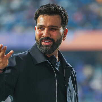 Rohit Sharma’s light-hearted no to Mukesh Ambani’s food offer goes viral at Wankhede | Watch