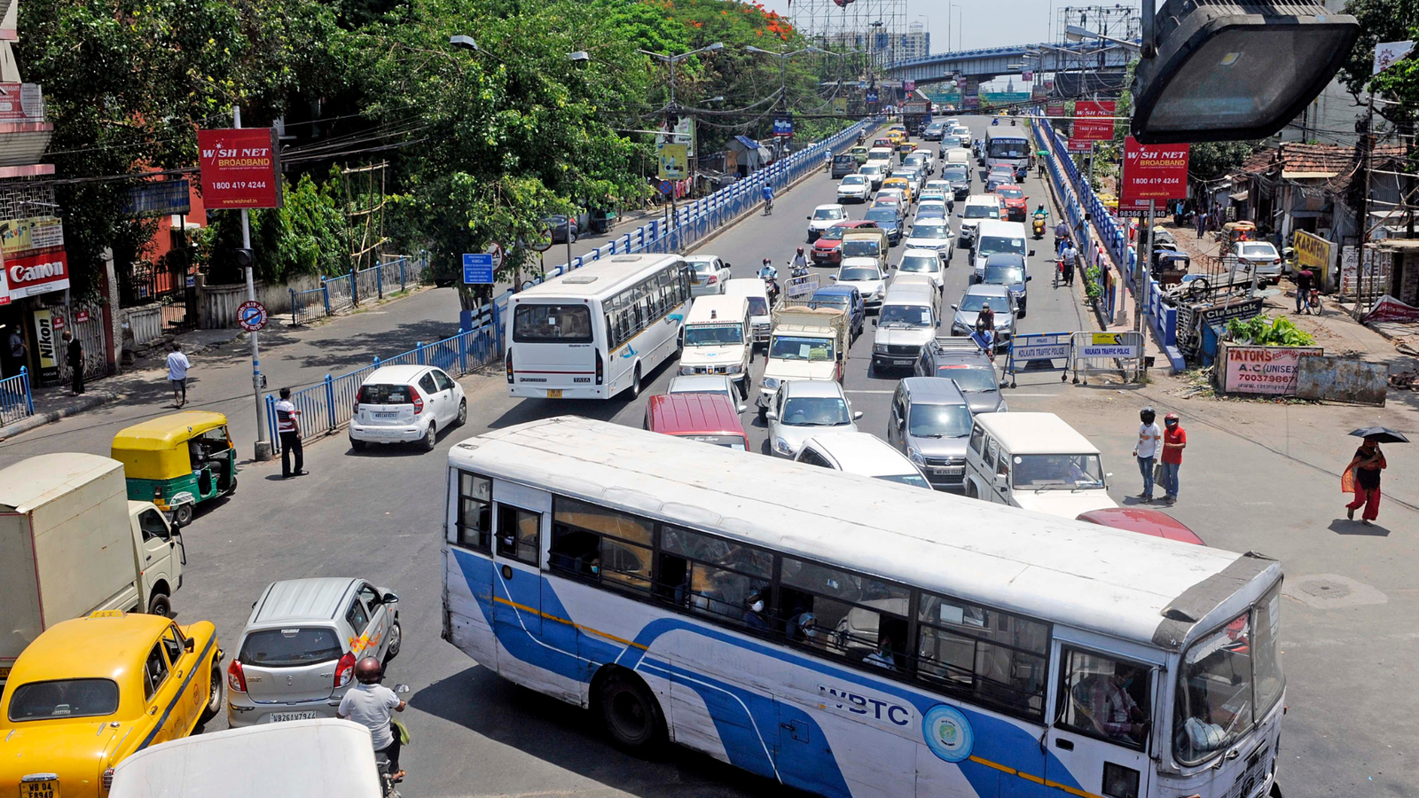 North Kolkata traffic update: November 22