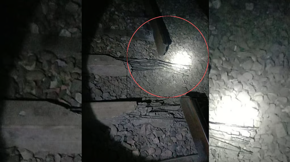 Massive explosion blows away parts of railway tracks in Assam