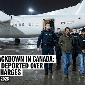 Crime crackdown in Canada: 2 Indians deported over serious charges