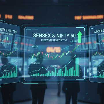 Markets open strong in Christmas Eve week; Sensex jumps 500 points, Nifty in green