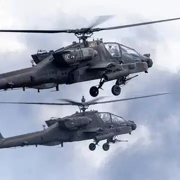 US Apache helicopter goes down near Strait of Hormuz, crew rescued