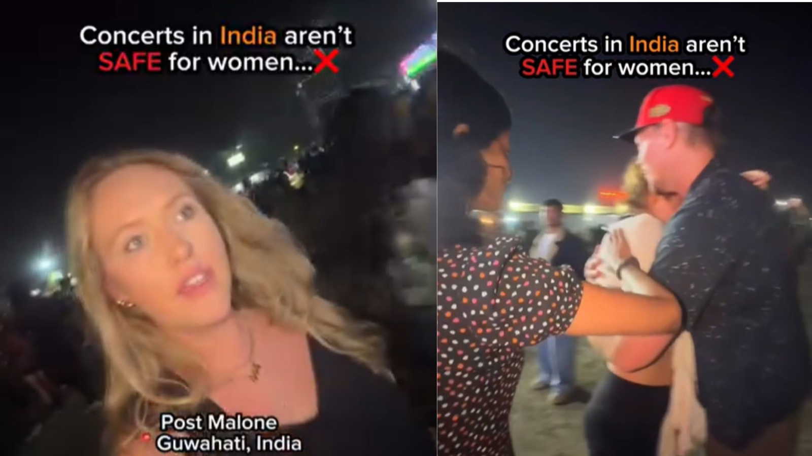'This isn’t normal crowd pushing' Foreign traveller alleges harassment at Post Malone Guwahati concert: WATCH